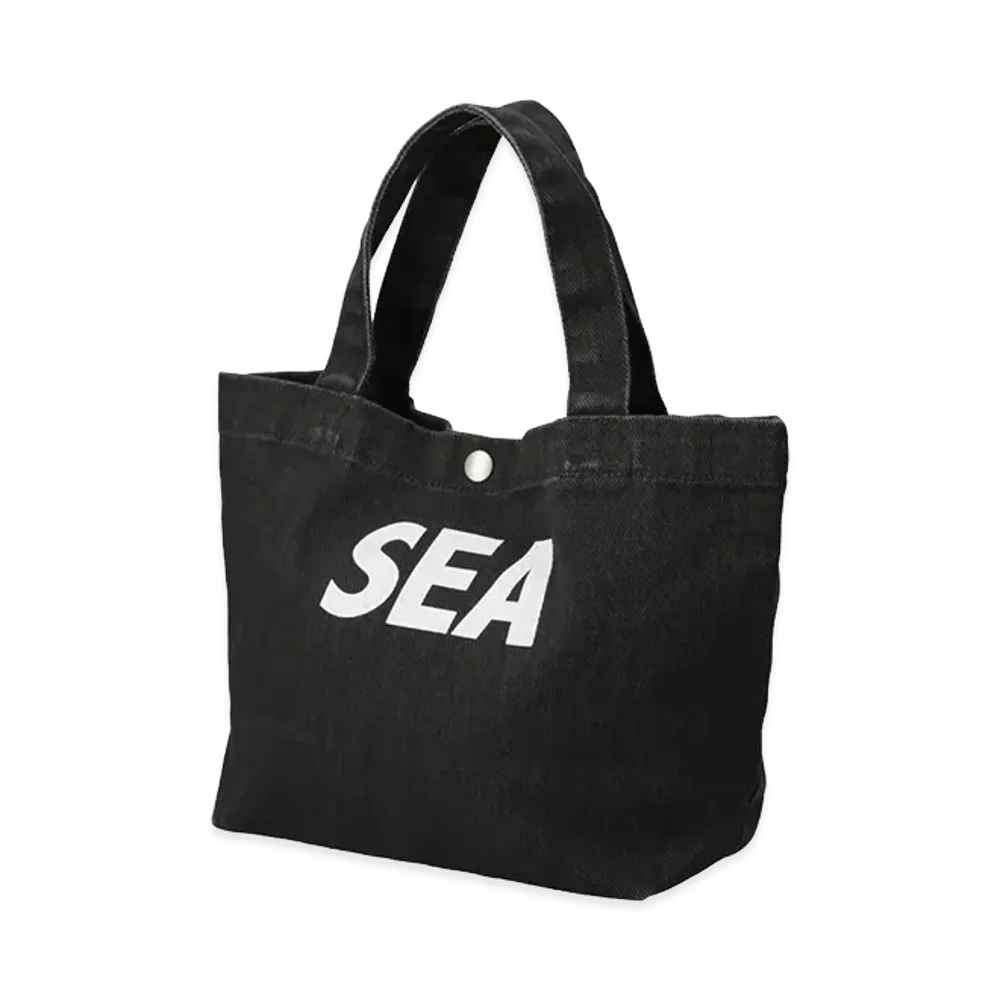 WIND AND SEA Faded Mini Tote Bag "Black"