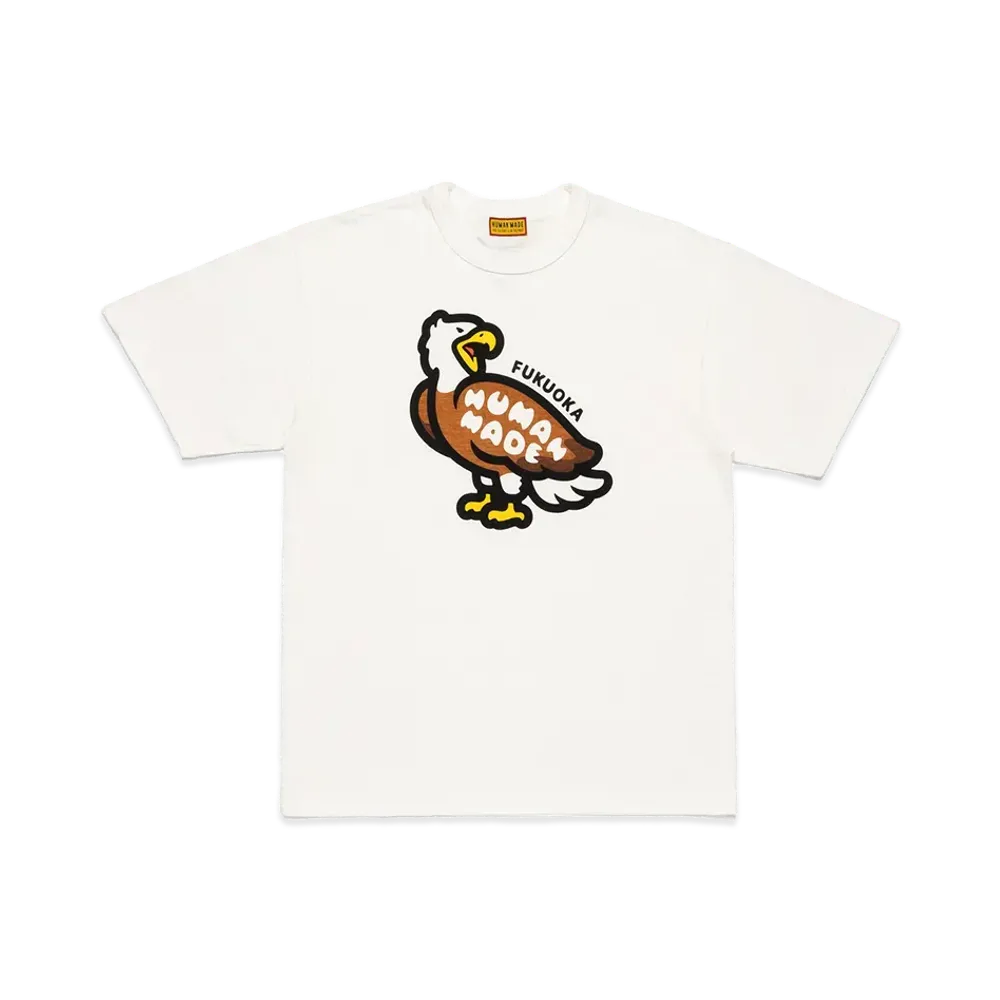 HUMAN MADE Stores Exclusive Animal Graphic T-Shirt Fukuoka / Hawk "White"