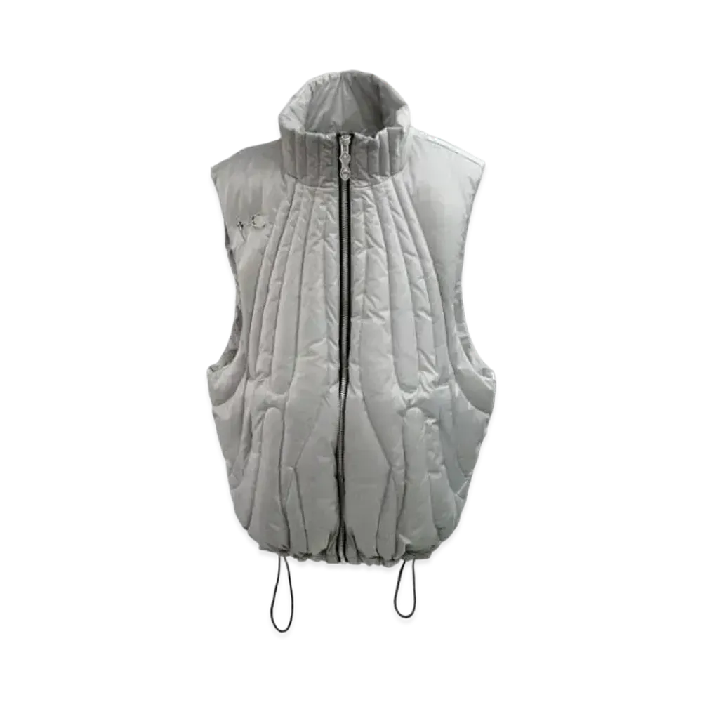 THUG CLUB Cave Goose Down Vest "Silver"