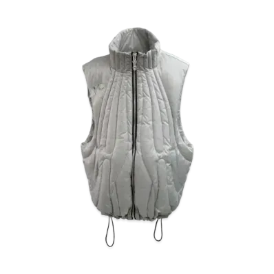 THUG CLUB Cave Goose Down Vest "Silver"
