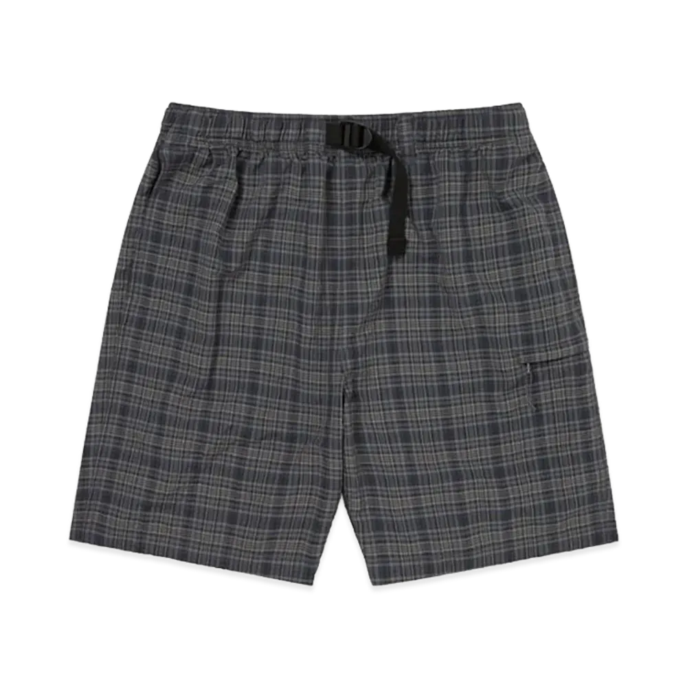 thisisneverthat Belted Check Short "Dark Navy"