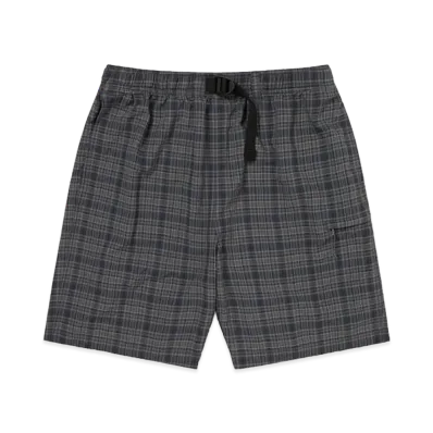 thisisneverthat Belted Check Short "Dark Navy"