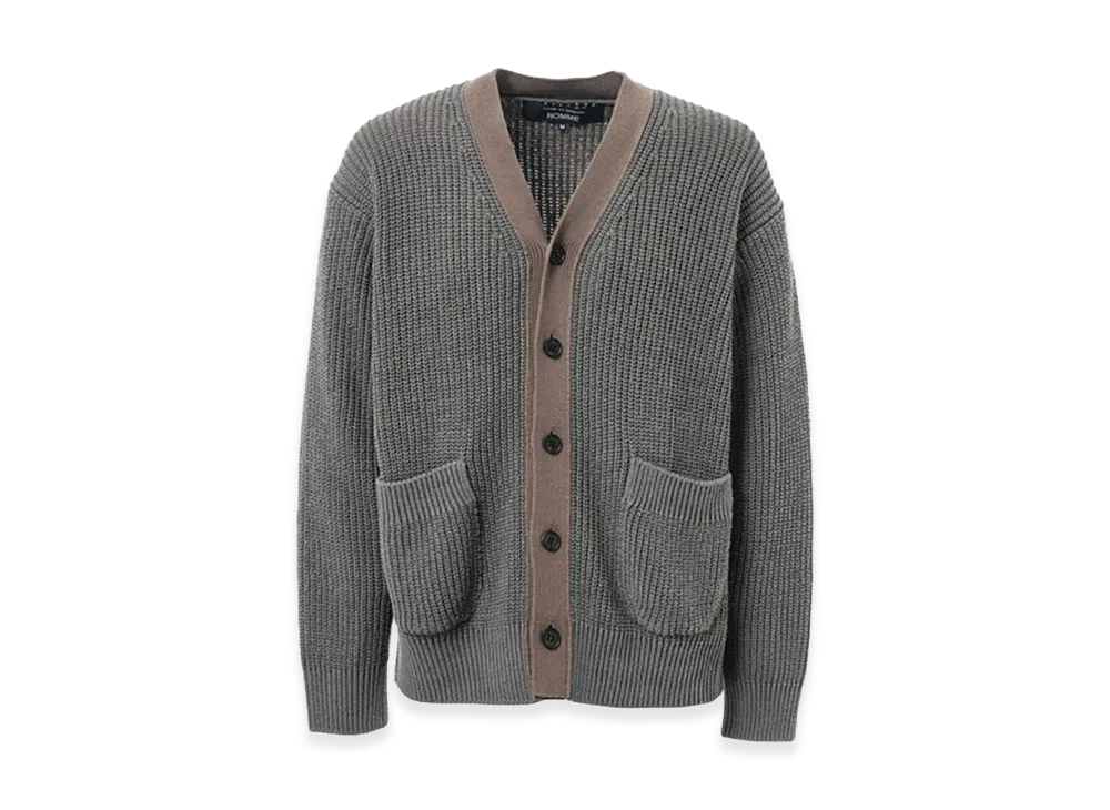 COMME des GARCONS HOMME Low Gauge Cardigan "Gray"