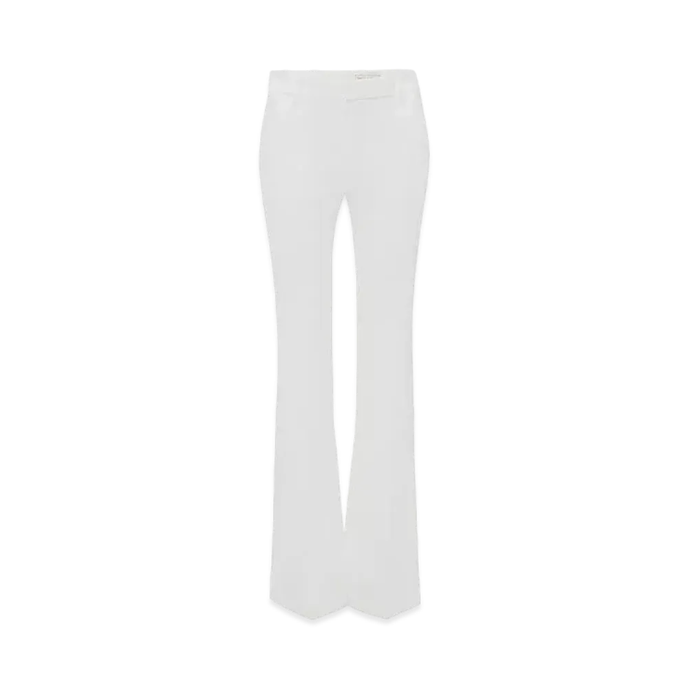 Alexander McQUEEN Narrow Bootcut Pants "Light Ivory"