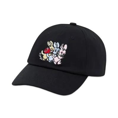 KENZO Cartoon' Embroidery Cotton Cap "Black"