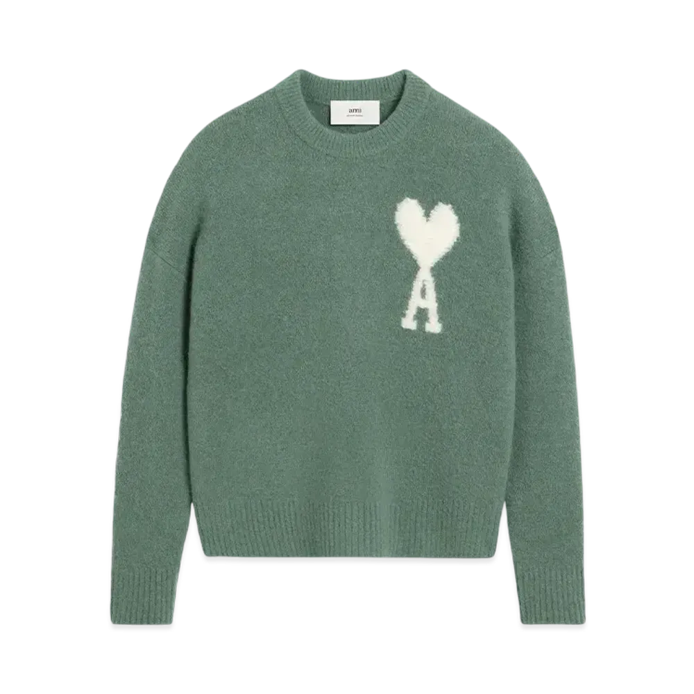 AMI PARIS Crew Neck Sweater "Antique Clay" UKS025KN00324013