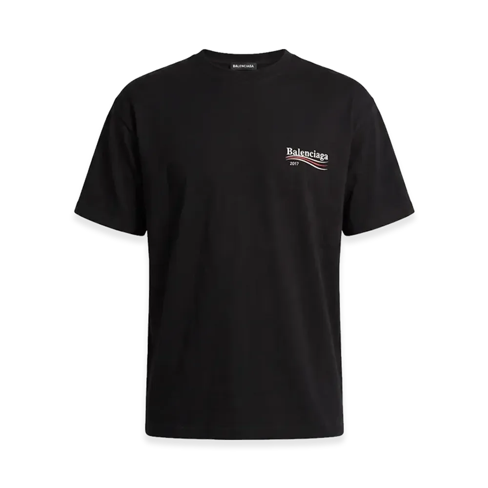 BALENCIAGA 2017 Campaign Logo T-shrit "Black"