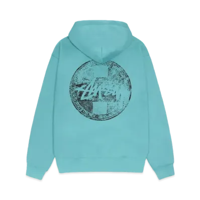 Stussy Dot Stamp Hoodie "Ocean"
