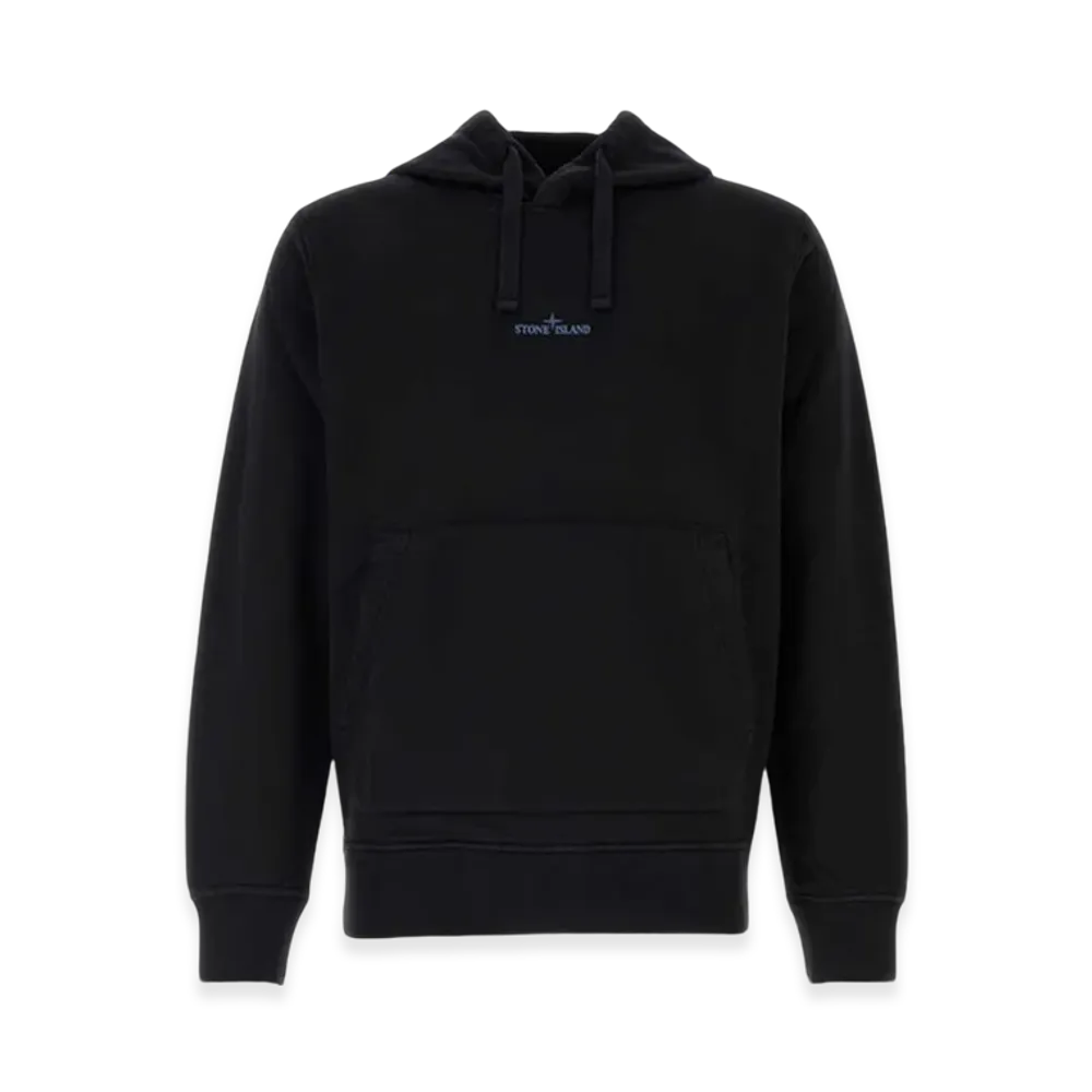 Stone Island 66283 Logo Hoodie - 24FW "Black"