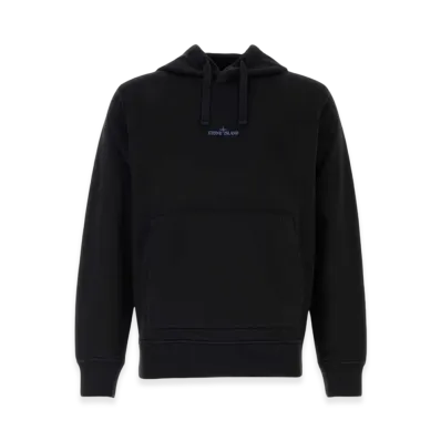 Stone Island 66283 Logo Hoodie - 24FW "Black"