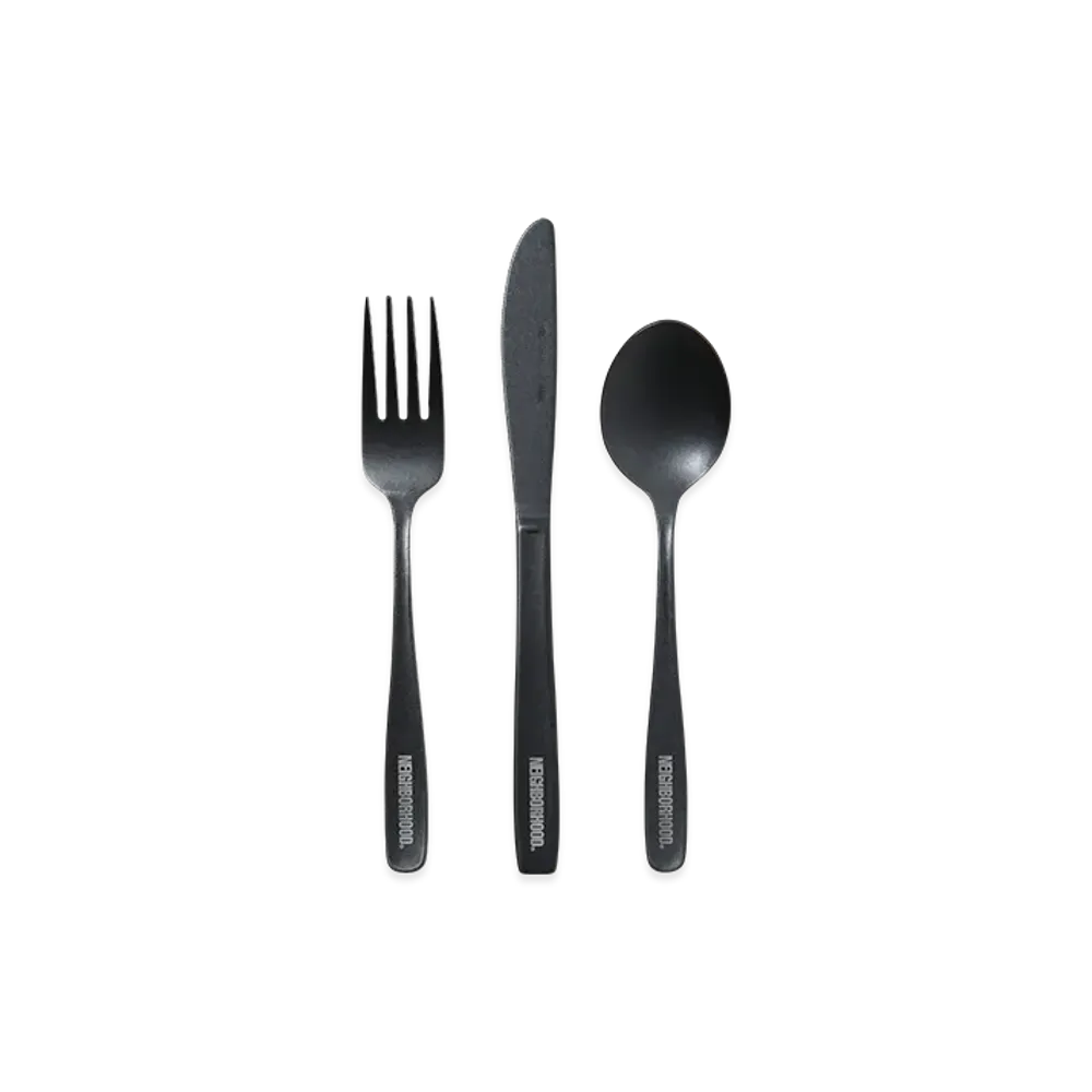 NEIGHBORHOOD CI Cutlery Set "Black"