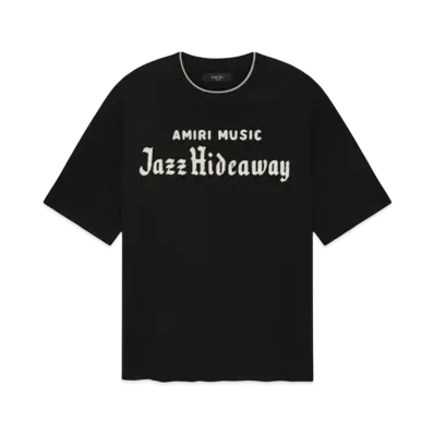 AMIRI Jazz Hideaway Oversized Tee "Black"