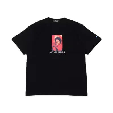 atmos x Michael Jackson Face Tee "Black"