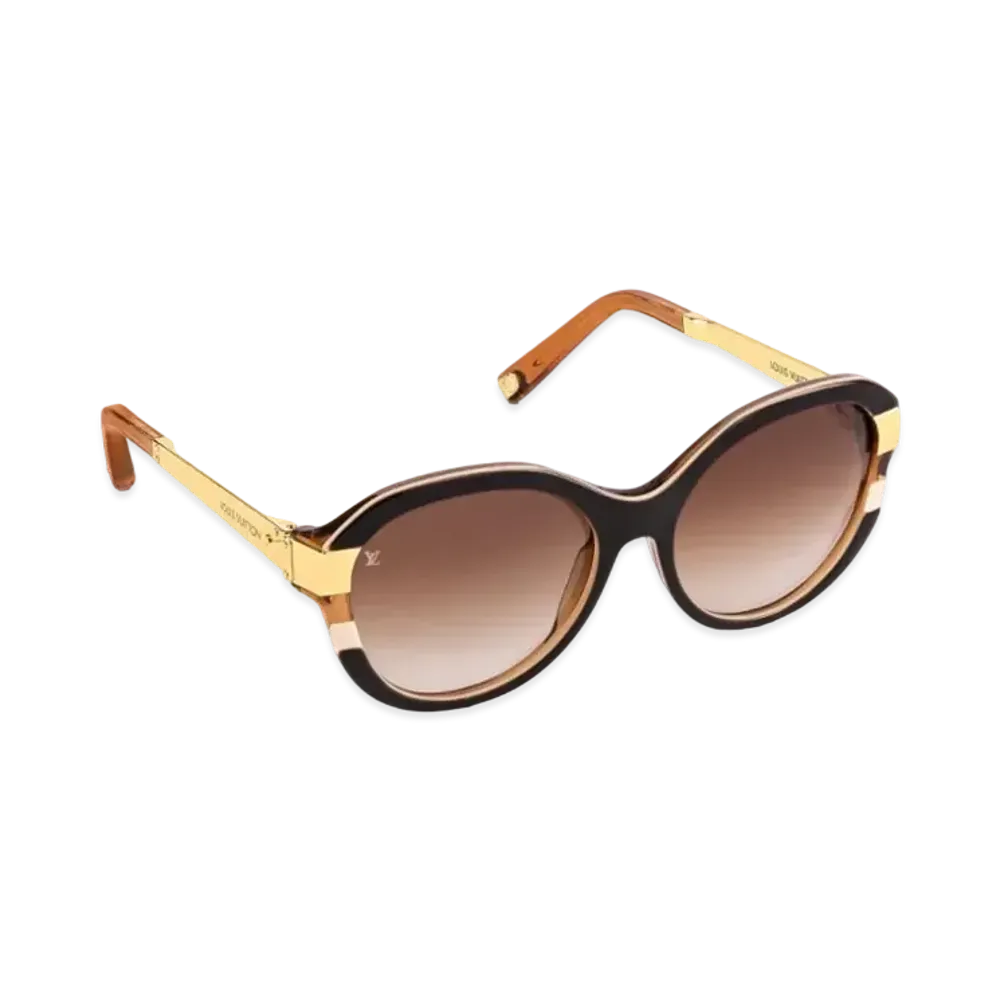 Louis Vuitton Petit Soupcon Cat Eye Sunglasses "Marron"