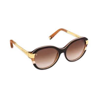 Louis Vuitton Petit Soupcon Cat Eye Sunglasses "Marron"
