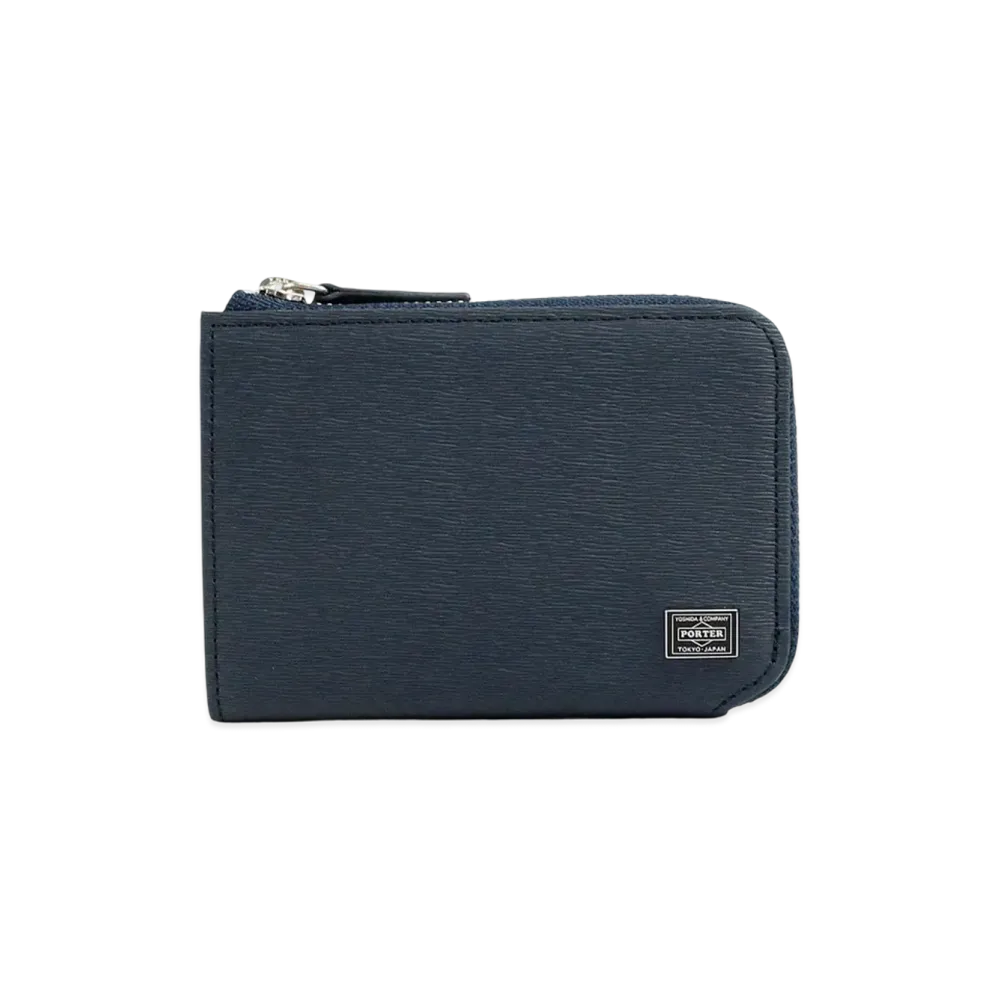 PORTER Current Coin & Pass Case "Navy"