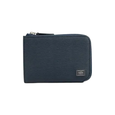 PORTER Current Coin & Pass Case "Navy"