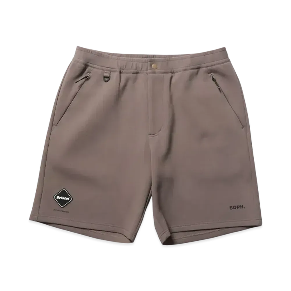 F.C.Real Bristol Tech Sweat Training Shorts "Light Brown"