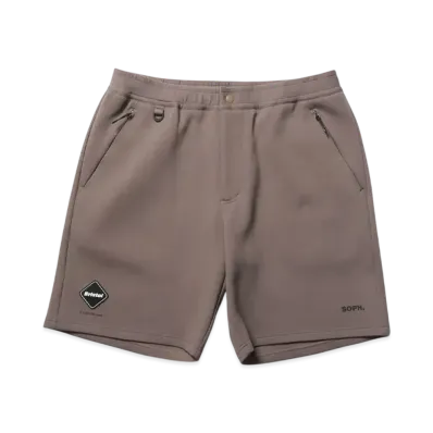 F.C.Real Bristol Tech Sweat Training Shorts "Light Brown"