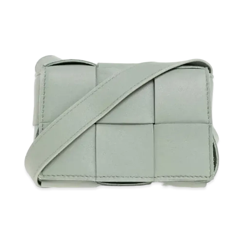 Bottega Veneta Candy Cassette Crossbody Bag "Light Green"