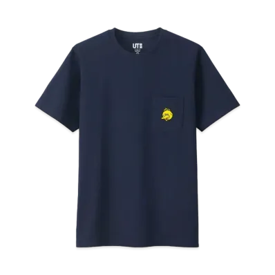KAWS x Uniqlo x Sesame Street Big Bird Pocket Tee "Navy"