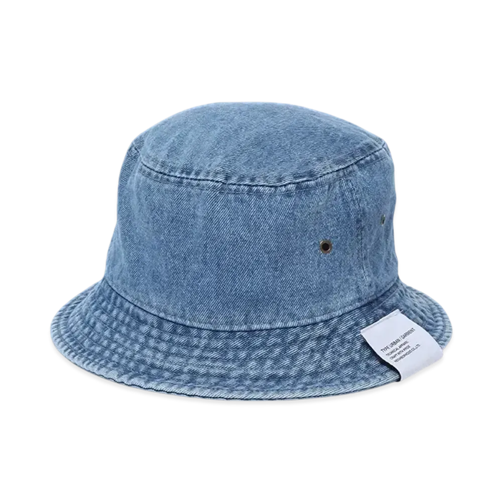 NEIGHBORHOOD OT . Denim Bucket Hat "Light Indigo"