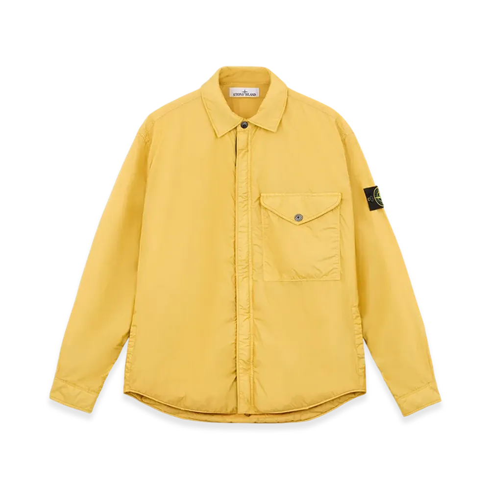 Stone Island Q0123 Crinkle Reps Recycled Nylon with Primaloft TC Wind Resistant Light Jacket - 24FW "Ochre"