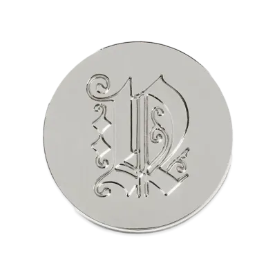 thisisneverthat Fortuna N-Logo Pin "Silver"