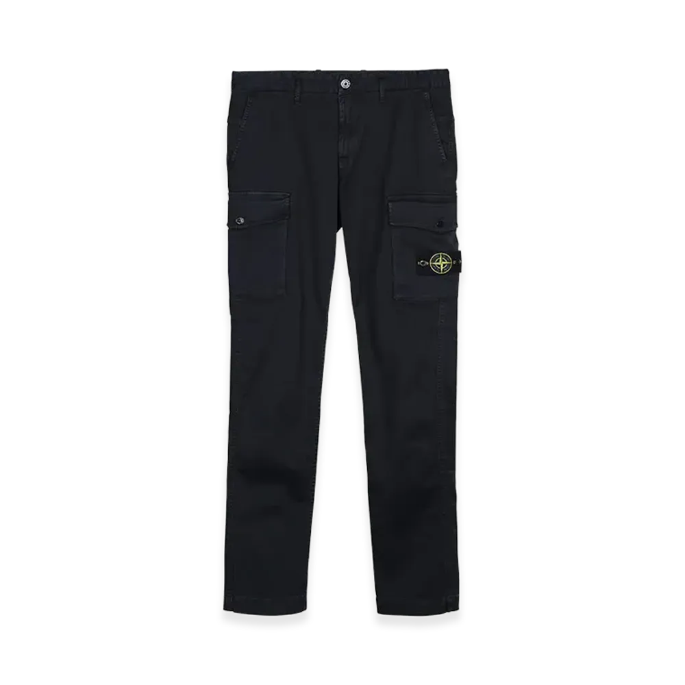 Stone Island Garment Dyed Cargo Pants "Black"