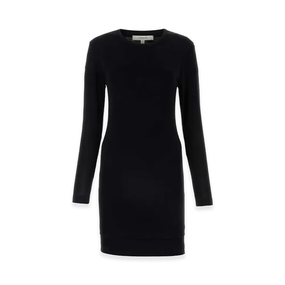 LEMAIRE Women's Cotton Dress "Black"