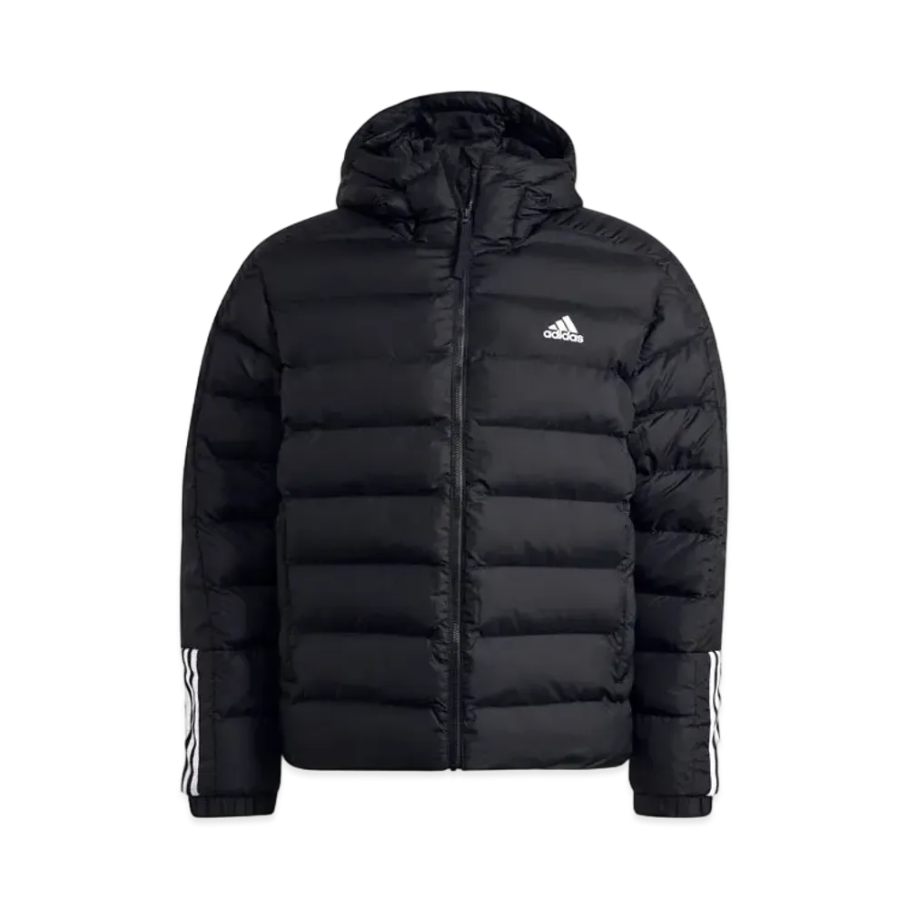 ADIDAS ITAVIC 3-STRIPES MIDWEIGHT HOODED JACKET "Black"
