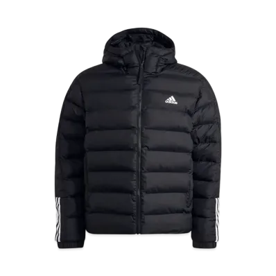 ADIDAS ITAVIC 3-STRIPES MIDWEIGHT HOODED JACKET "Black"