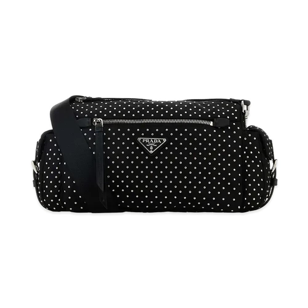 PRADA Women's Nylon Shoulder Bag "Black"