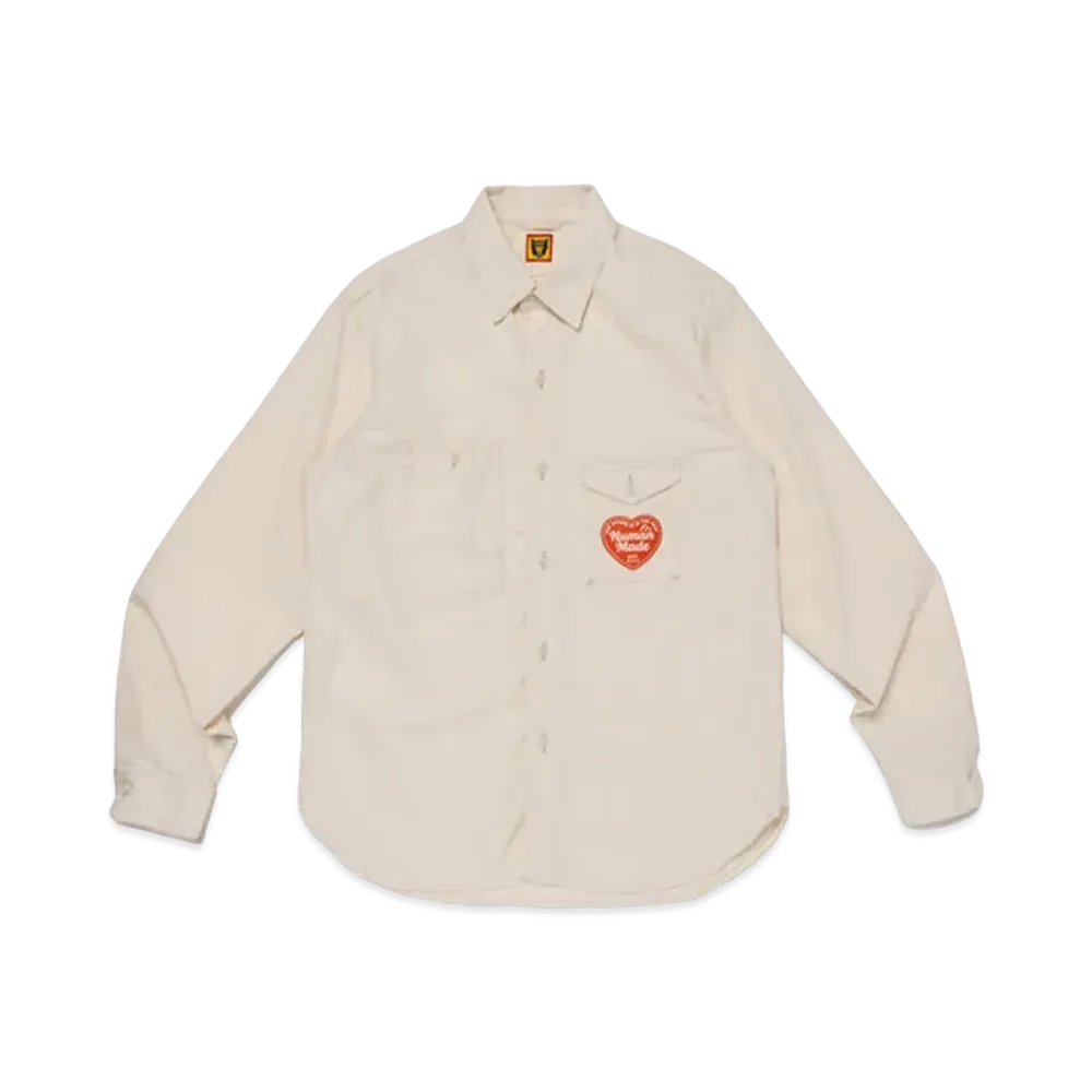 HUMAN MADE Chambray Work Shirt "White"