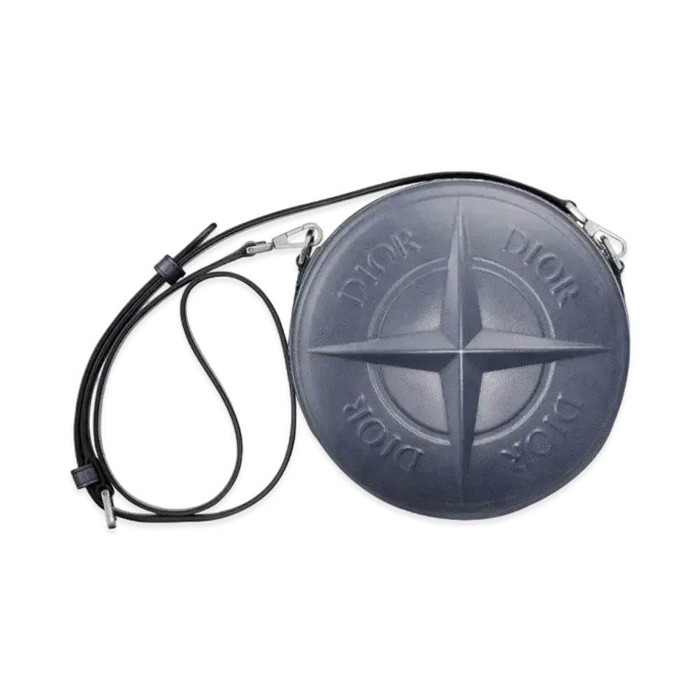 Dior x Stone Island Round Bag Smooth Calfskin Limited Edition "Blue"