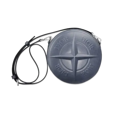 Dior x Stone Island Round Bag Smooth Calfskin Limited Edition "Blue"