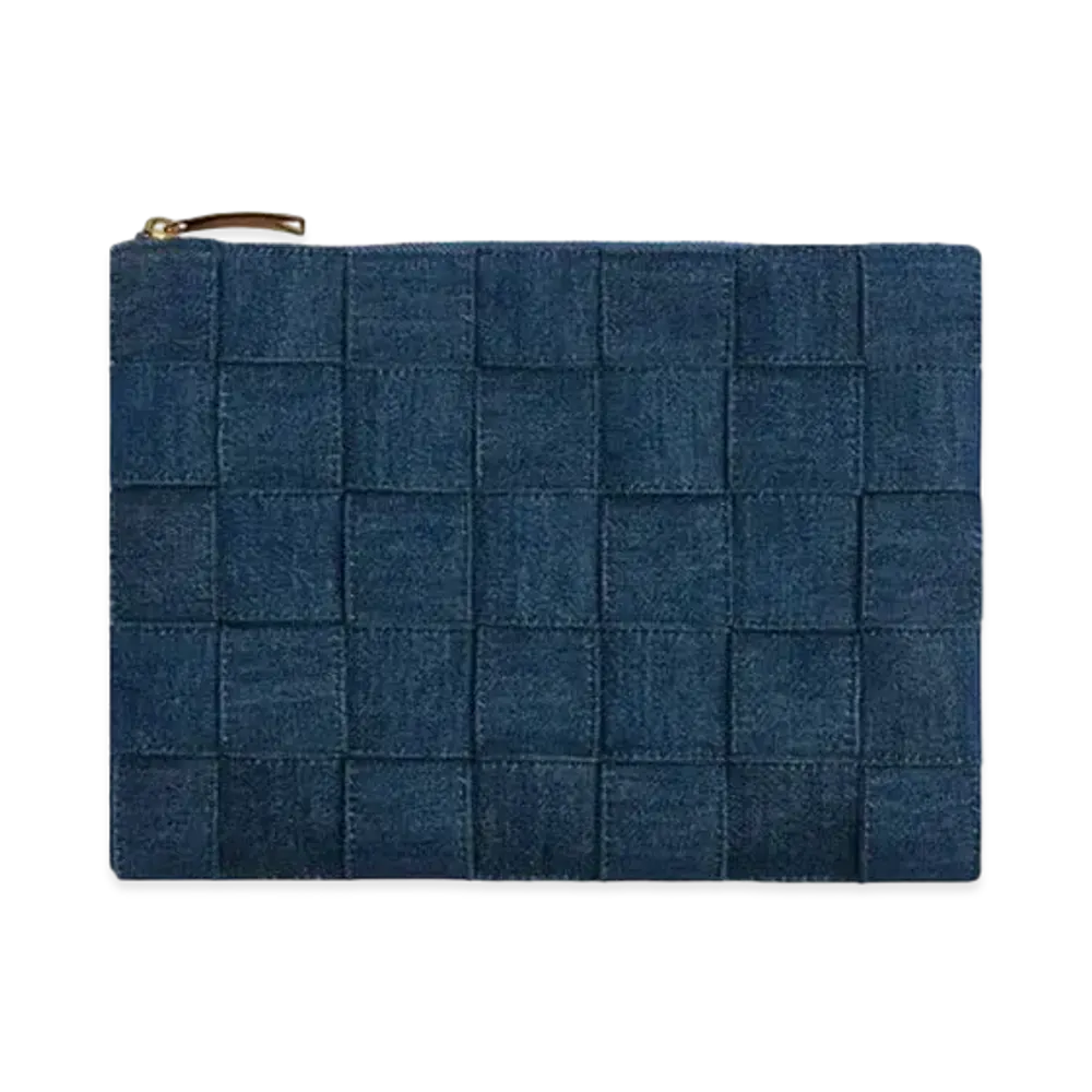 Bottega Veneta Cassette Medium Pouch "Indigo"