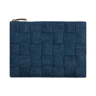 Bottega Veneta Cassette Medium Pouch "Indigo"