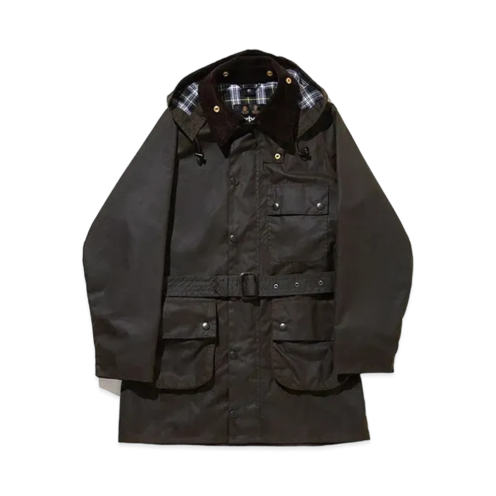 Barbour x ANK Solway Zipper Solway Zipper Wax Cotton Mid-Length Jacket (Regular Fit) "Olive"