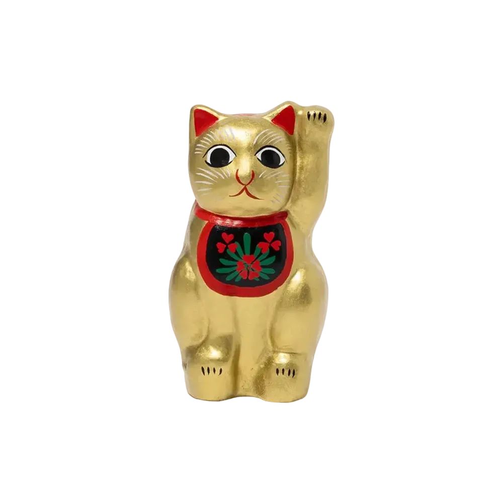 HUMAN MADE Lucky Cat Hariko Figure "Gold"