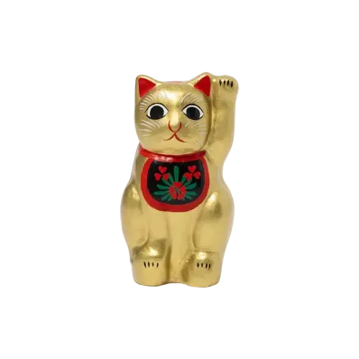 HUMAN MADE Lucky Cat Hariko Figure "Gold"