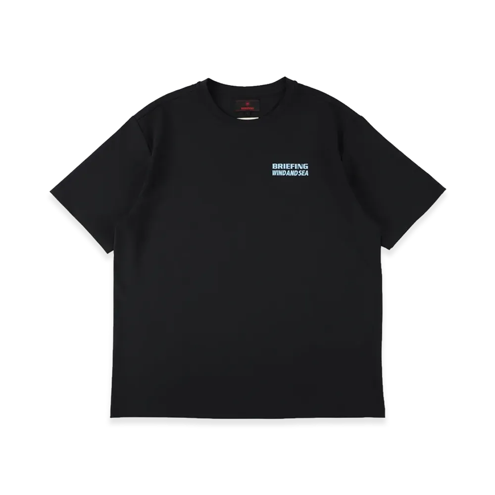 WIND AND SEA x BRIEFING GOLF Tee "Black"