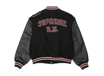 Supreme Captains Varsity Jacket "Black"