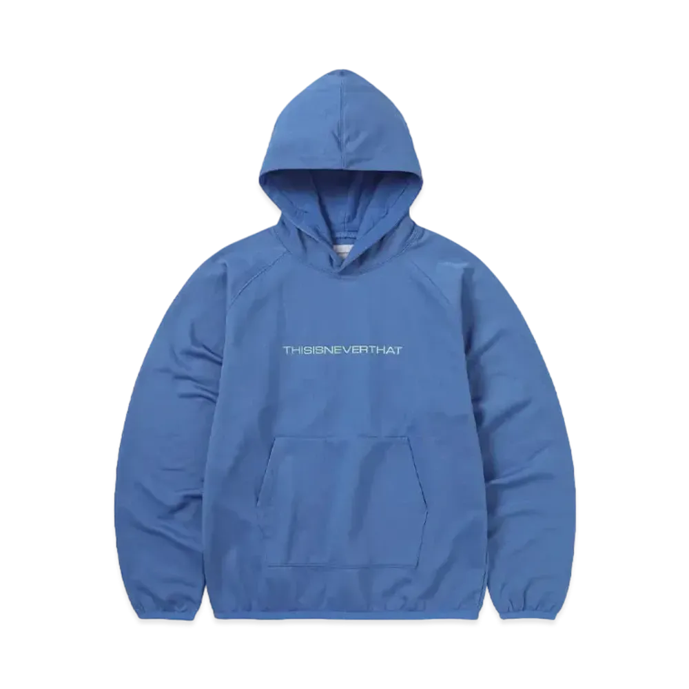 thisisneverthat Raglan Jersey Hoodie "Ultramarine"