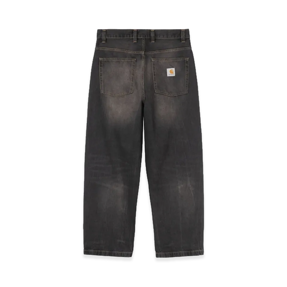 Carhartt WIP Brandon Pant "Black Tobacco Used Wash"