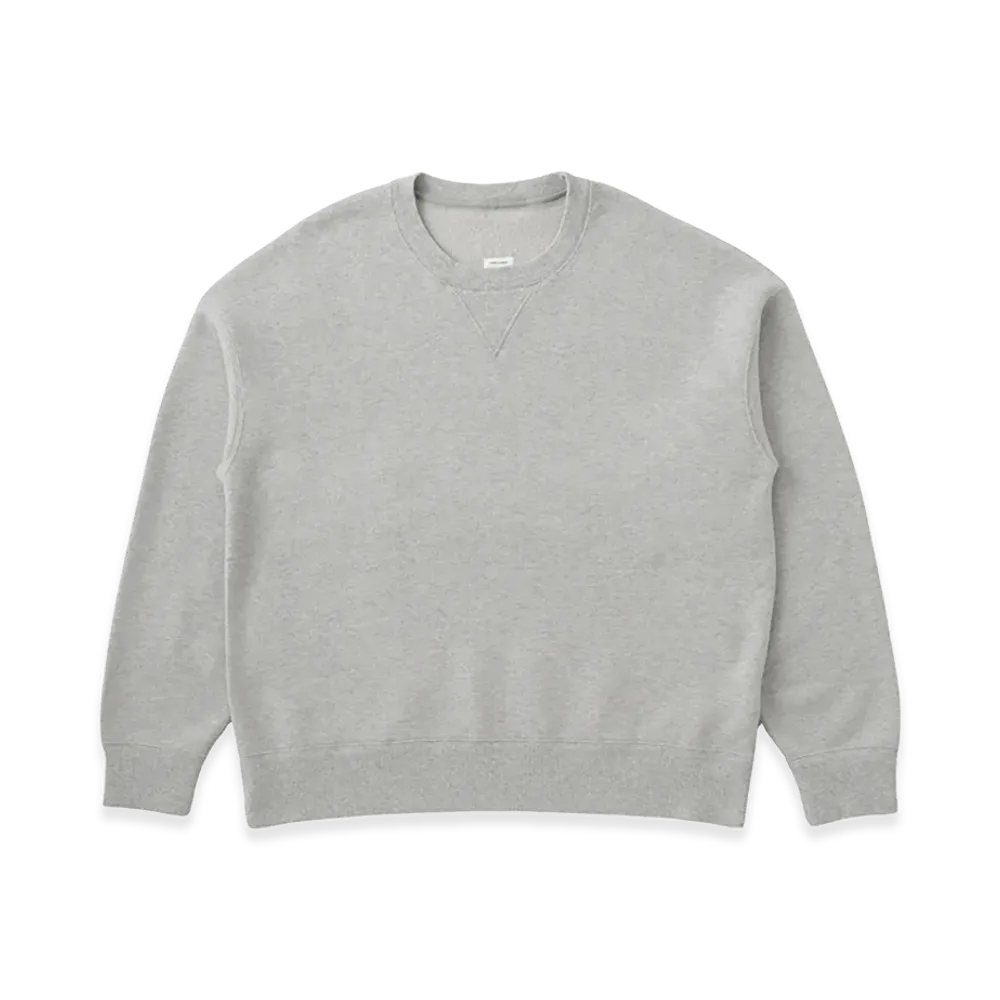 visvim Jumbo SB Sweat L/S (Fine Wool) "Grey"