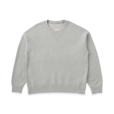 visvim Jumbo SB Sweat L/S (Fine Wool) "Grey"