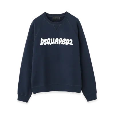 DSQUARED2 Cool Fit Crewneck Sweatshirt "Navyblue"