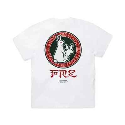 FR2 Round Logo Embroidery T-shirt "White"