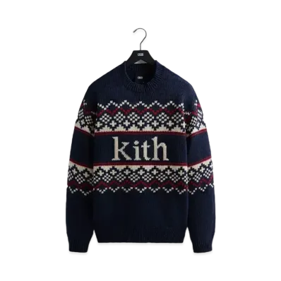 Kith Kithmas Fair Isle Crewneck "Nocturnal"